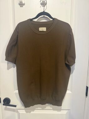 YoungLA Crewneck Sweater in olive green